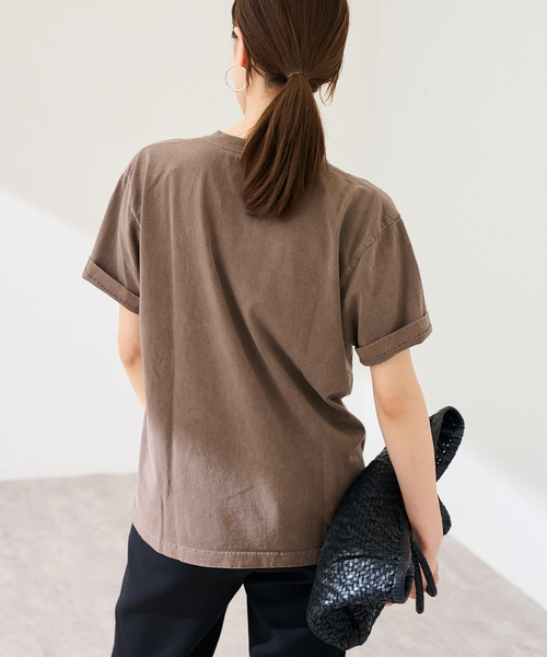 FRAMeWORK（フレームワーク）の「STUDIO ANIMALS 別注Animals Let（Tシャツ/カットソー・レディース・ネイビー/ブラウン/ライトグレー・FREE）」の16枚目の写真