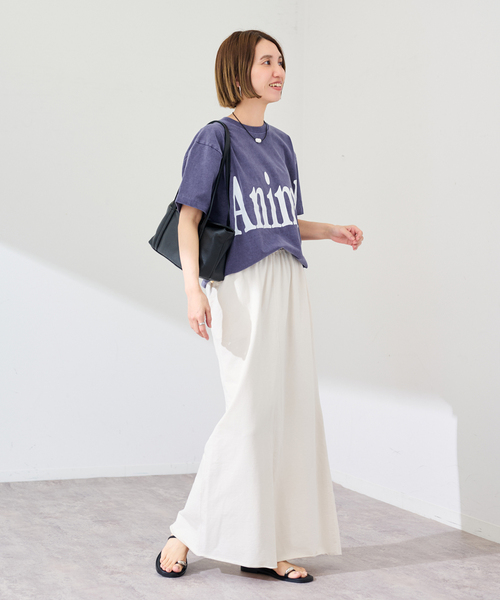 FRAMeWORK（フレームワーク）の「STUDIO ANIMALS 別注Animals Let（Tシャツ/カットソー・レディース・ネイビー/ブラウン/ライトグレー・FREE）」の21枚目の写真