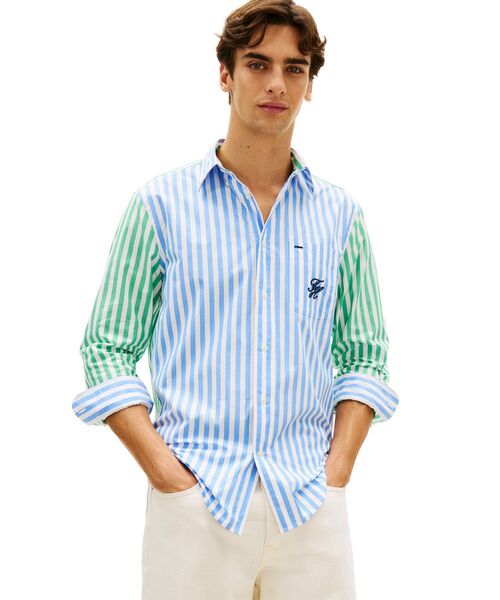 TOMMY HILFIGER(トミーヒルフィガー)の「ペーパータッチファンクラシックフィットシャツ(シャツ/ブラウス・メンズ・グレー・LARGE/X-LARGE/SMALL/MEDIUM)」の1枚目の写真