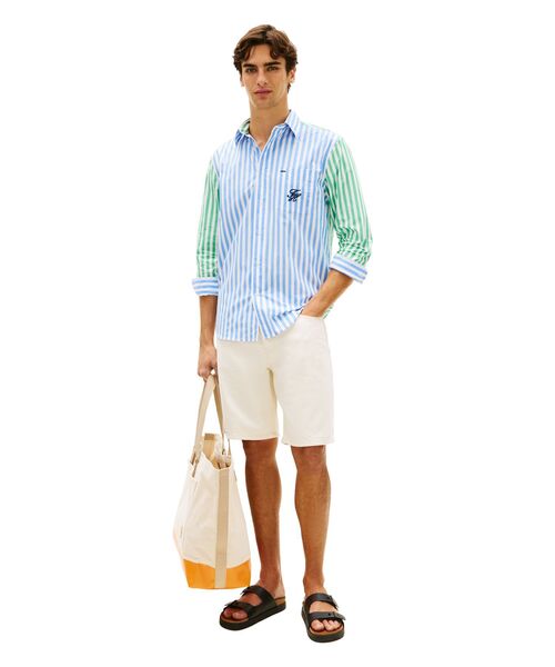 TOMMY HILFIGER(トミーヒルフィガー)の「ペーパータッチファンクラシックフィットシャツ(シャツ/ブラウス・メンズ・グレー・LARGE/X-LARGE/SMALL/MEDIUM)」の3枚目の写真