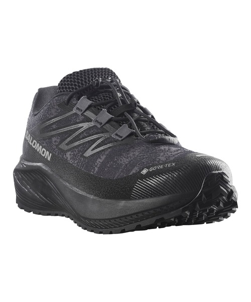SALOMON(サロモン)の「SALOMON サロモン AERO FLOW GRVL GTX エアロ フロウ グラベル ゴアテックス L49256500(スニーカー・メンズ・ブラック・26.0cm/27.0cm/28.0cm/26.5cm/27.5cm)」の4枚目の写真