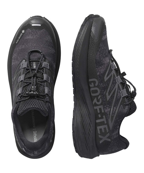 SALOMON(サロモン)の「SALOMON サロモン AERO FLOW GRVL GTX エアロ フロウ グラベル ゴアテックス L49256500(スニーカー・メンズ・ブラック・26.0cm/27.0cm/28.0cm/26.5cm/27.5cm)」の6枚目の写真