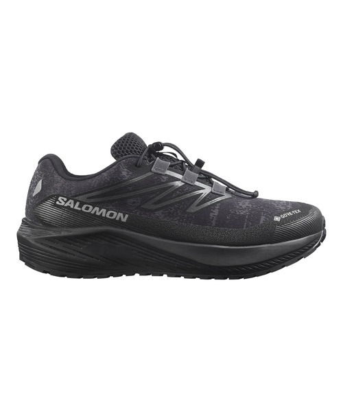 SALOMON(サロモン)の「SALOMON サロモン AERO FLOW GRVL GTX エアロ フロウ グラベル ゴアテックス L49256500(スニーカー・メンズ・ブラック・26.0cm/27.0cm/28.0cm/26.5cm/27.5cm)」の2枚目の写真