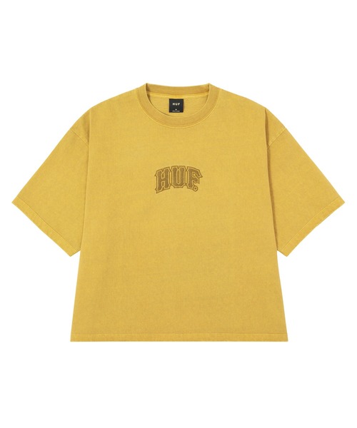 HUF(ハフ)の「CLASSIC ARCH WIDE CREW(Tシャツ/カットソー・メンズ・オフホワイト/イエロー/ブラック・S/XL/M/L)」の11枚目の写真
