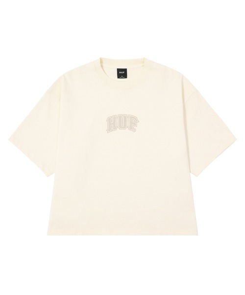 HUF(ハフ)の「CLASSIC ARCH WIDE CREW(Tシャツ/カットソー・メンズ・オフホワイト/イエロー/ブラック・S/XL/M/L)」の7枚目の写真