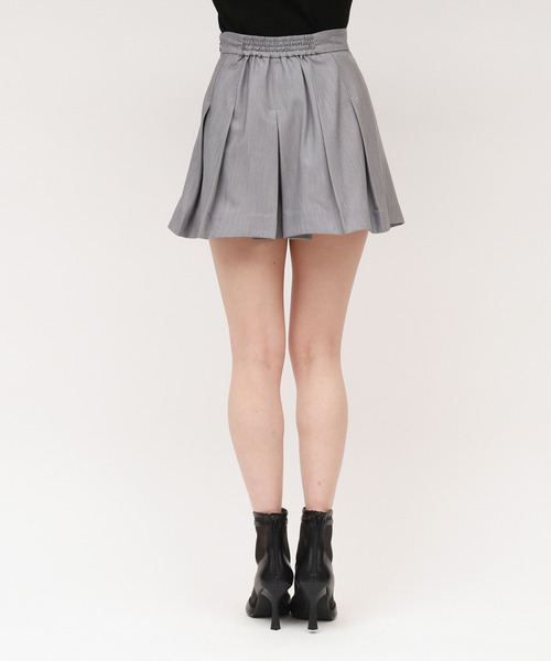 ROYAL PARTY（ロイヤルパーティー）の「ラインストーンタックプリーツミニスカパン（その他パンツ・レディース・グレー/ブラック/ピンク・FREE）」の11枚目の写真
