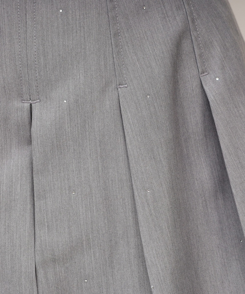 ROYAL PARTY（ロイヤルパーティー）の「ラインストーンタックプリーツミニスカパン（その他パンツ・レディース・グレー/ブラック/ピンク・FREE）」の15枚目の写真