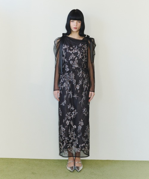 ANDRESD(アンドレスド)の「オーロラグラデーションドレス / aurora gradation dress(ドレス・レディース・ミント/ベージュ/ブルー/ブラック・L/M/S)」の14枚目の写真