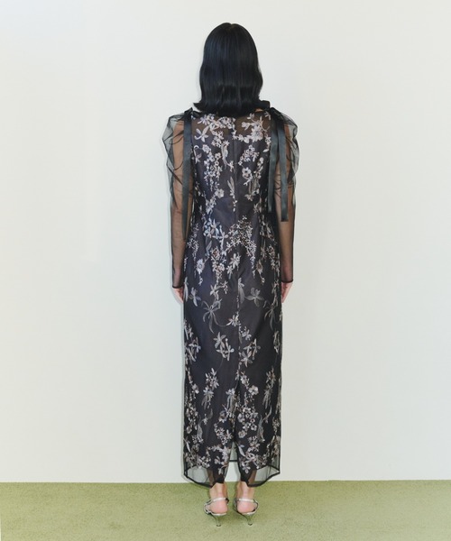 ANDRESD(アンドレスド)の「オーロラグラデーションドレス / aurora gradation dress(ドレス・レディース・ミント/ベージュ/ブルー/ブラック・L/M/S)」の12枚目の写真
