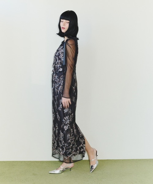 ANDRESD(アンドレスド)の「オーロラグラデーションドレス / aurora gradation dress(ドレス・レディース・ミント/ベージュ/ブルー/ブラック・L/M/S)」の20枚目の写真