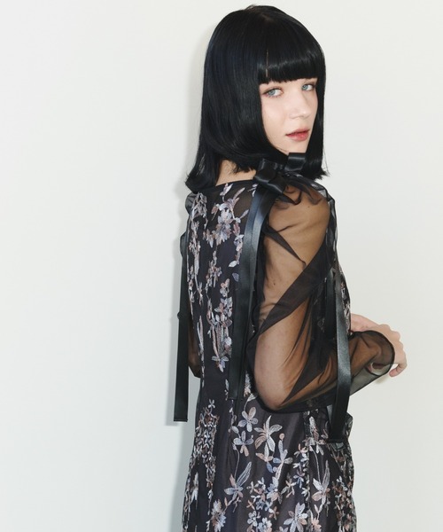 ANDRESD(アンドレスド)の「オーロラグラデーションドレス / aurora gradation dress(ドレス・レディース・ミント/ベージュ/ブルー/ブラック・L/M/S)」の16枚目の写真