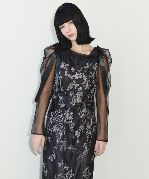 ANDRESD(アンドレスド)の「オーロラグラデーションドレス / aurora gradation dress(ドレス・レディース・ミント/ベージュ/ブルー/ブラック・L/M/S)」の18枚目の写真