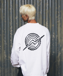 KP Signature Logo Loosefit Long Sleeve - WHITE