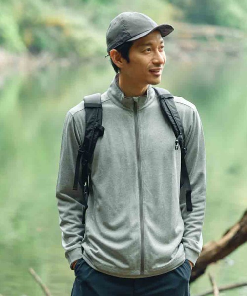 Foxfire(フォックスファイヤー)の「SCウィンドパスフルZIP(Tシャツ/カットソー・メンズ・ライトグレー/ネイビー・XL/L/M/S)」の1枚目の写真