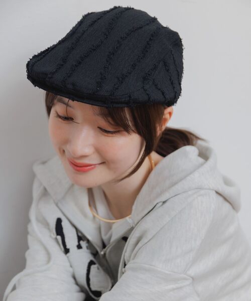 RETRO GIRL（レトロガール）の「ハンチング（ハンチング/ベレー帽・レディース・ブラック系その他/ベージュ/ブラック・ONE SIZE）」の11枚目の写真