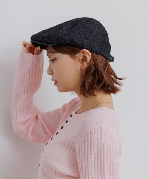 RETRO GIRL（レトロガール）の「ハンチング（ハンチング/ベレー帽・レディース・ブラック系その他/ベージュ/ブラック・ONE SIZE）」の16枚目の写真