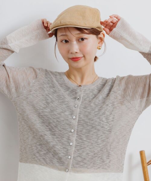 RETRO GIRL（レトロガール）の「ハンチング（ハンチング/ベレー帽・レディース・ブラック系その他/ベージュ/ブラック・ONE SIZE）」の19枚目の写真