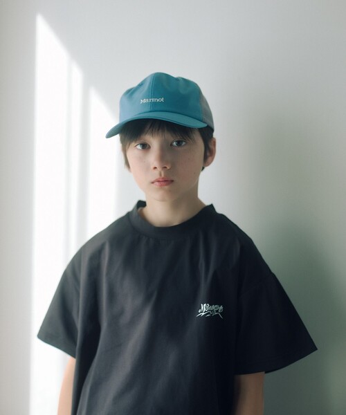 MARMOT(マーモット)の「<Marmot>メッシュ キャップ / キッズ(キャップ・キッズ・ブラック/ターコイズブルー系・FREE)」の3枚目の写真