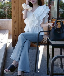 ACYM | デコラティブフリルブラウス(シャツ/ブラウス)