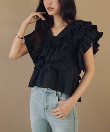 ACYM（アシーム）の「デコラティブフリルブラウス（シャツ/ブラウス）」