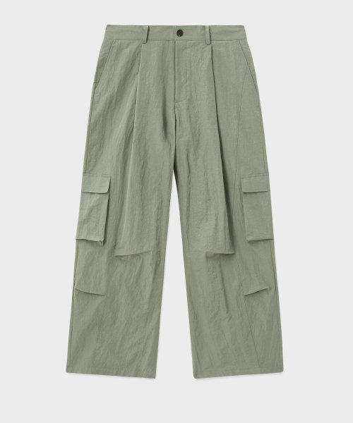 NOUN(ノウン)の「twist cargo nylon pants (olive green)(その他パンツ・メンズ・その他・1/0)」の1枚目の写真