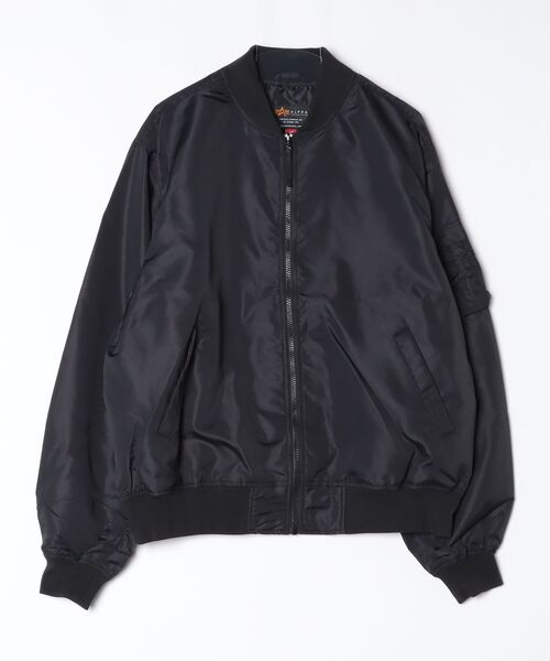 Alpha Industries(アルファインダストリーズ)の「ALPHA INDUSTRIES/L-2B HUNTER RELAXED FLIGHT JK(ブルゾン・メンズ・ブラック・L/M)」の1枚目の写真