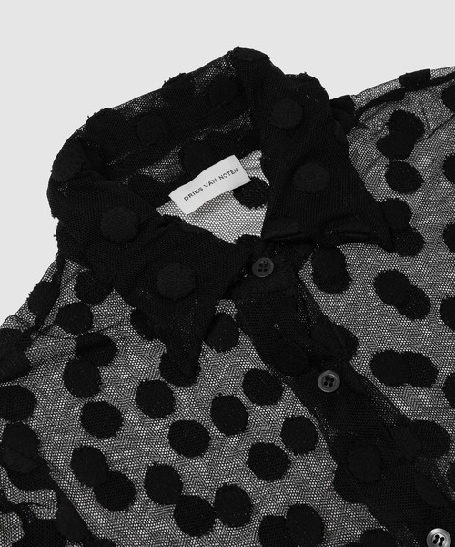 DRIES VAN NOTEN（ドリスヴァンノッテン）の「CLOUDY 3291 W.W.SHIRT（シャツ/ブラウス・レディース・ブラック・36/34）」の3枚目の写真