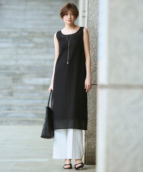 ICB（アイシービー）の「【30th ANNIVERSARY】シアーライトリュクス ニットワンピース（ワンピース・レディース・カーキ系/ブラック系・LARGE）」の12枚目の写真