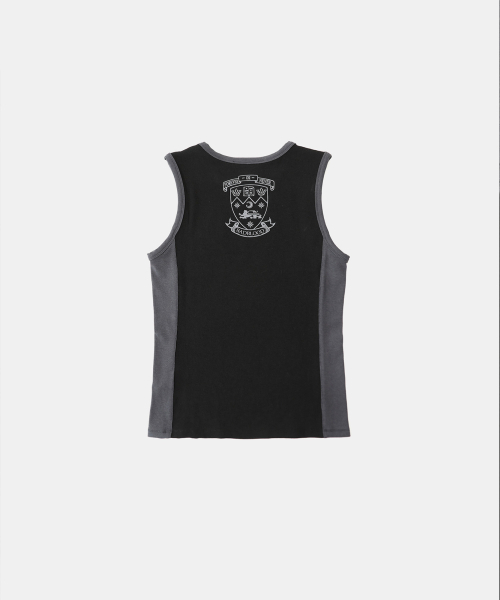 BADBLOOD(バッドブラッド)の「ワークショップシールドプリントタンク - ブラック/チャコール(Tシャツ/カットソー・レディース・その他・S/L)」の2枚目の写真