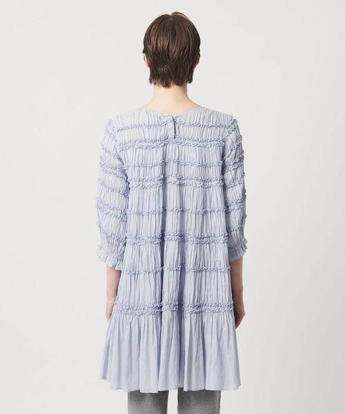 Pheeta(フィータ)の「【一部別注】<Pheeta>Billie チュニックブラウス / 015C-40(シャツ/ブラウス・レディース・ライラック/ダークブラウン/ライトブルー/ネイビー/ホワイト・FREE)」の15枚目の写真