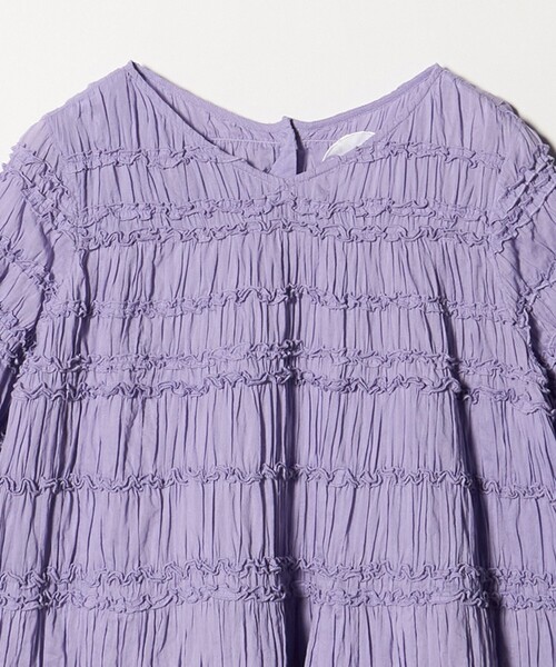 Pheeta(フィータ)の「【一部別注】<Pheeta>Billie チュニックブラウス / 015C-40(シャツ/ブラウス・レディース・ライラック/ダークブラウン/ライトブルー/ネイビー/ホワイト・FREE)」の18枚目の写真