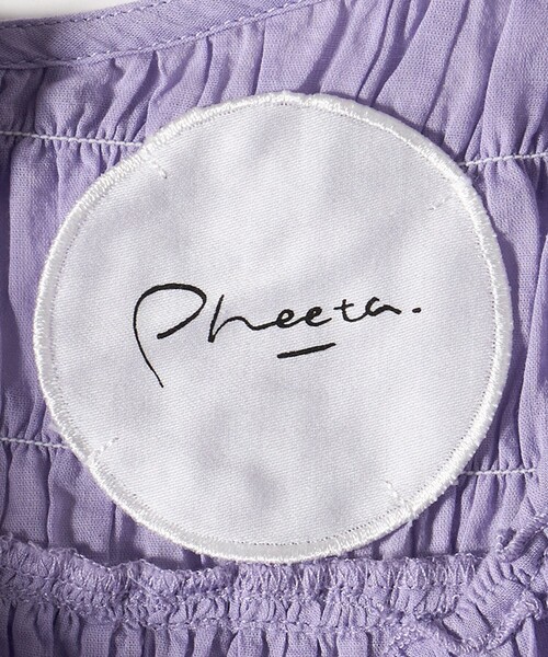 Pheeta(フィータ)の「【一部別注】<Pheeta>Billie チュニックブラウス / 015C-40(シャツ/ブラウス・レディース・ライラック/ダークブラウン/ライトブルー/ネイビー/ホワイト・FREE)」の12枚目の写真