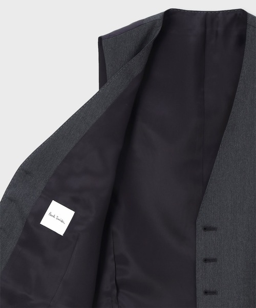 Paul Smith(ポールスミス)の「ファインメリノツイル 6Bベスト / 553004 790NN(スーツベスト・メンズ・ダークグレー/ブラック・LARGE/MEDIUM/L2/X-LARGE)」の3枚目の写真
