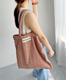 BONGUSTA（ボングスタ）の「《追加 / 一部カラーWEB限定》BONGUSTA/ボングスタ STRIPED トートバッグ（トートバッグ）」
