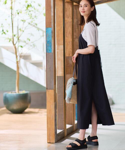 Reflect（リフレクト）の「【UVカット】ラッシュガードワンピース（ワンピース・レディース・ブラック・00）」の3枚目の写真