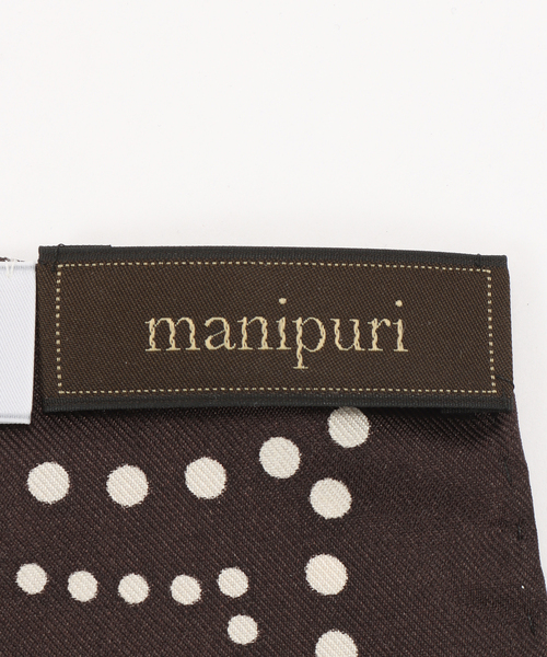 FRAMeWORK（フレームワーク）の「manipuri/マニプリ シルク65 KALEIDO BANDANA(ブラウン)（バンダナ/スカーフ・レディース・ブラウン・FREE）」の6枚目の写真