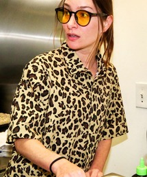 COOKMAN（クックマン）の「Cookman クックマン ワークシャツ Work Shirts Short Sleeve Light Leopard Beige（シャツ/ブラウス）」