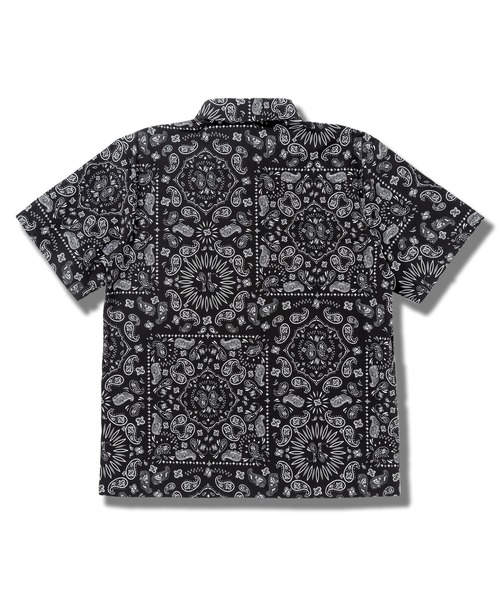 COOKMAN(クックマン)の「Cookman クックマン ワークシャツ Work Shirts Short Sleeve Light Leopard Beige(シャツ/ブラウス・メンズ・ベージュ/ブラック・MEDIUM/LARGE)」の4枚目の写真
