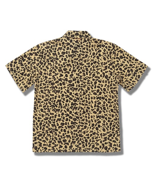 COOKMAN(クックマン)の「Cookman クックマン ワークシャツ Work Shirts Short Sleeve Light Leopard Beige(シャツ/ブラウス・メンズ・ベージュ/ブラック・MEDIUM/LARGE)」の6枚目の写真