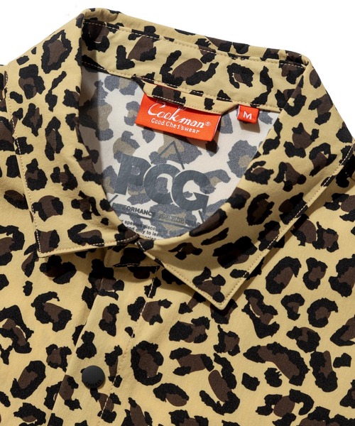 COOKMAN(クックマン)の「Cookman クックマン ワークシャツ Work Shirts Short Sleeve Light Leopard Beige(シャツ/ブラウス・メンズ・ベージュ/ブラック・MEDIUM/LARGE)」の10枚目の写真