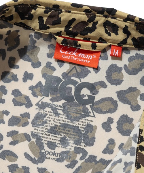 COOKMAN(クックマン)の「Cookman クックマン ワークシャツ Work Shirts Short Sleeve Light Leopard Beige(シャツ/ブラウス・メンズ・ベージュ/ブラック・MEDIUM/LARGE)」の11枚目の写真