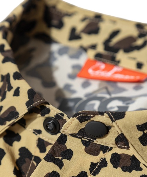 COOKMAN(クックマン)の「Cookman クックマン ワークシャツ Work Shirts Short Sleeve Light Leopard Beige(シャツ/ブラウス・メンズ・ベージュ/ブラック・MEDIUM/LARGE)」の12枚目の写真