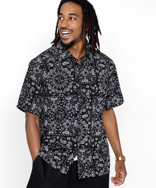 COOKMAN(クックマン)の「Cookman クックマン ワークシャツ Work Shirts Short Sleeve Light Leopard Beige(シャツ/ブラウス・メンズ・ベージュ/ブラック・MEDIUM/LARGE)」の14枚目の写真