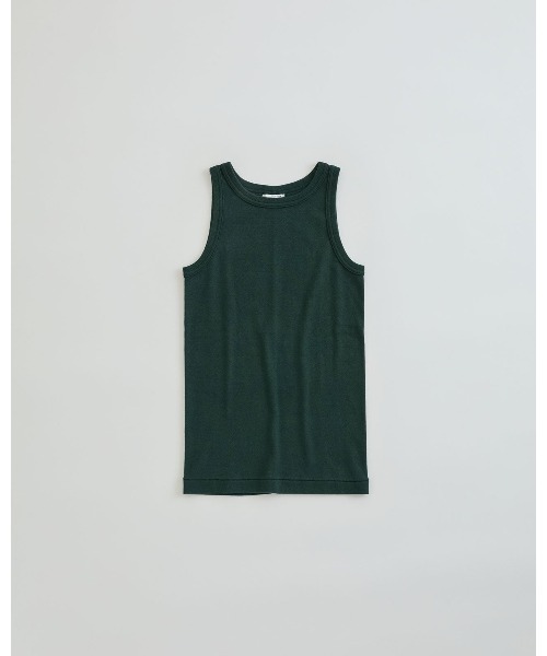 THE SHINZONE（ザ　シンゾーン）の「CIRCULAR RIB TANKTOP 22MMSCU15（タンクトップ・レディース・ブラック/ホワイト/グリーン/グレー・FREE）」の4枚目の写真