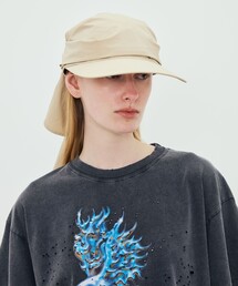 KIJIMA TAKAYUKI / デタッチャブルスカーフ6パネル キャップ 106835586_b_01_215.jpg