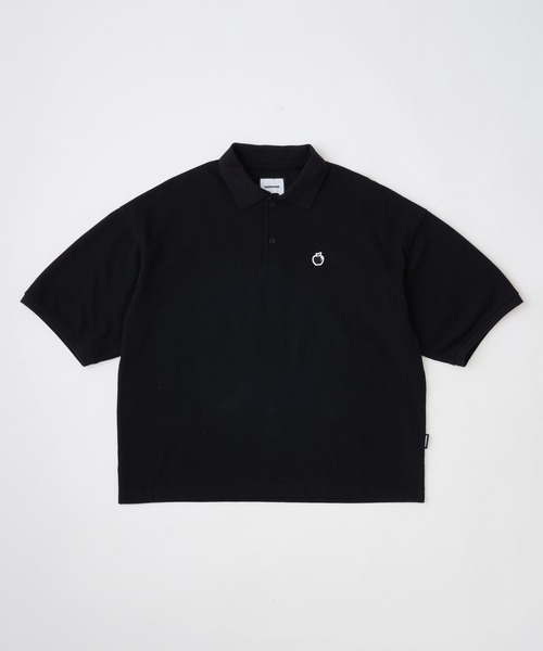 ADAM PATEK(アダムパテック)の「ADAMPATEK/BITE APPLE patch polo shirt/鹿の子ポロシャツ(AP2614028)(ポロシャツ・レディース・ホワイト/グレー/ブラック・2/1)」の11枚目の写真