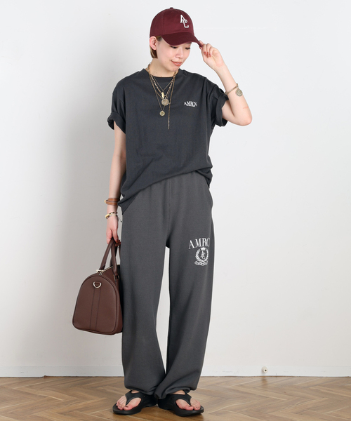 AMERICANA（アメリカーナ）の「【AMERICANA/アメリカーナ】別注 PRINT SWEAT PANTS（スウェットパンツ・レディース・アイボリー/ブラック系その他・36/38）」の10枚目の写真