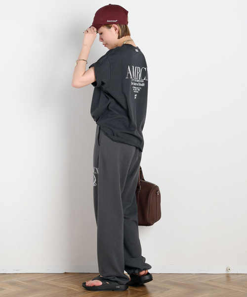AMERICANA（アメリカーナ）の「【AMERICANA/アメリカーナ】別注 PRINT SWEAT PANTS（スウェットパンツ・レディース・アイボリー/ブラック系その他・36/38）」の11枚目の写真