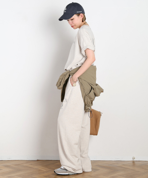 AMERICANA（アメリカーナ）の「【AMERICANA/アメリカーナ】別注 PRINT SWEAT PANTS（スウェットパンツ・レディース・アイボリー/ブラック系その他・36/38）」の17枚目の写真