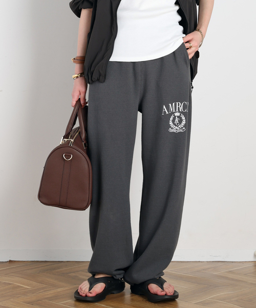 AMERICANA（アメリカーナ）の「【AMERICANA/アメリカーナ】別注 PRINT SWEAT PANTS（スウェットパンツ・レディース・アイボリー/ブラック系その他・36/38）」の19枚目の写真
